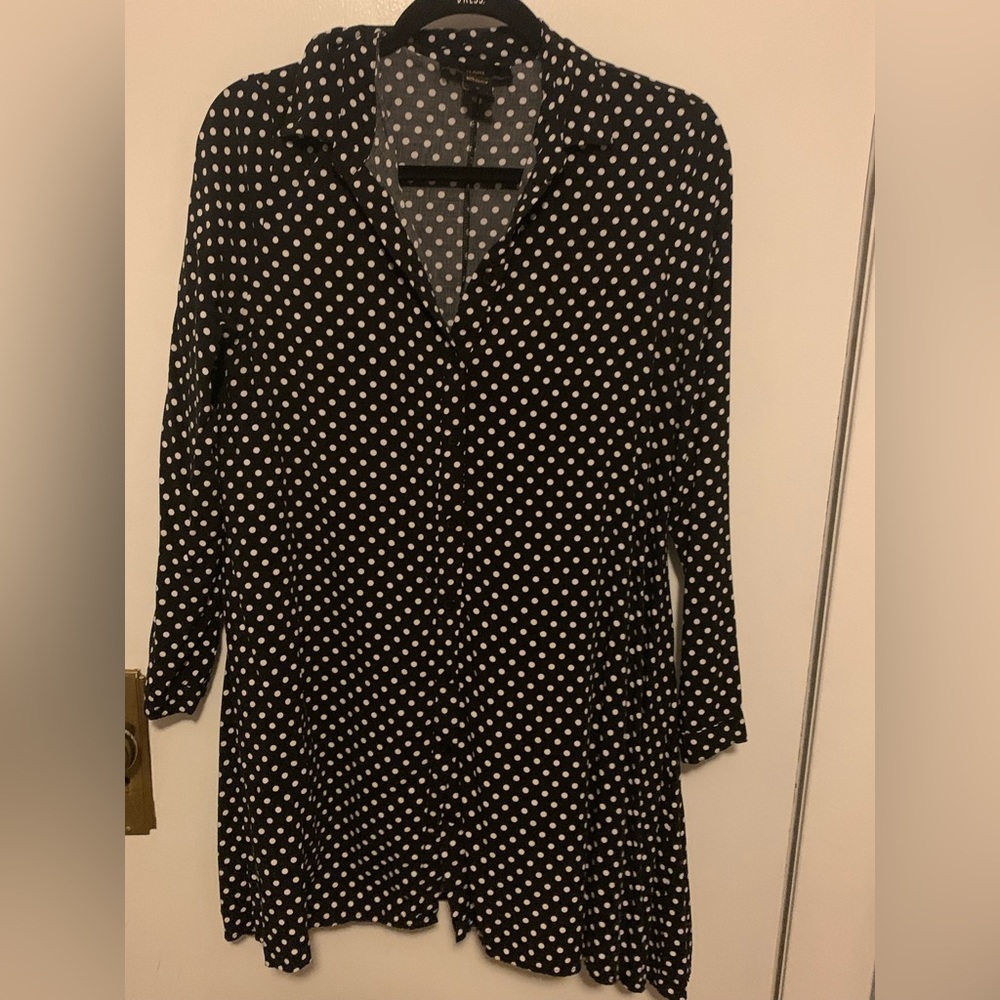 Polka dot tunic worn once great condition.